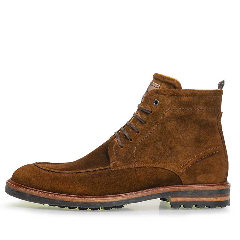 Floris van Bommel Veterboot Rocki Cognac Suede 