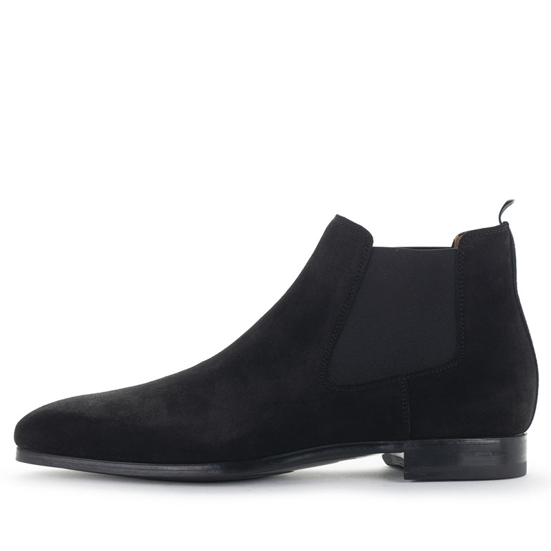 Magnanni Chelseaboot Black Suede