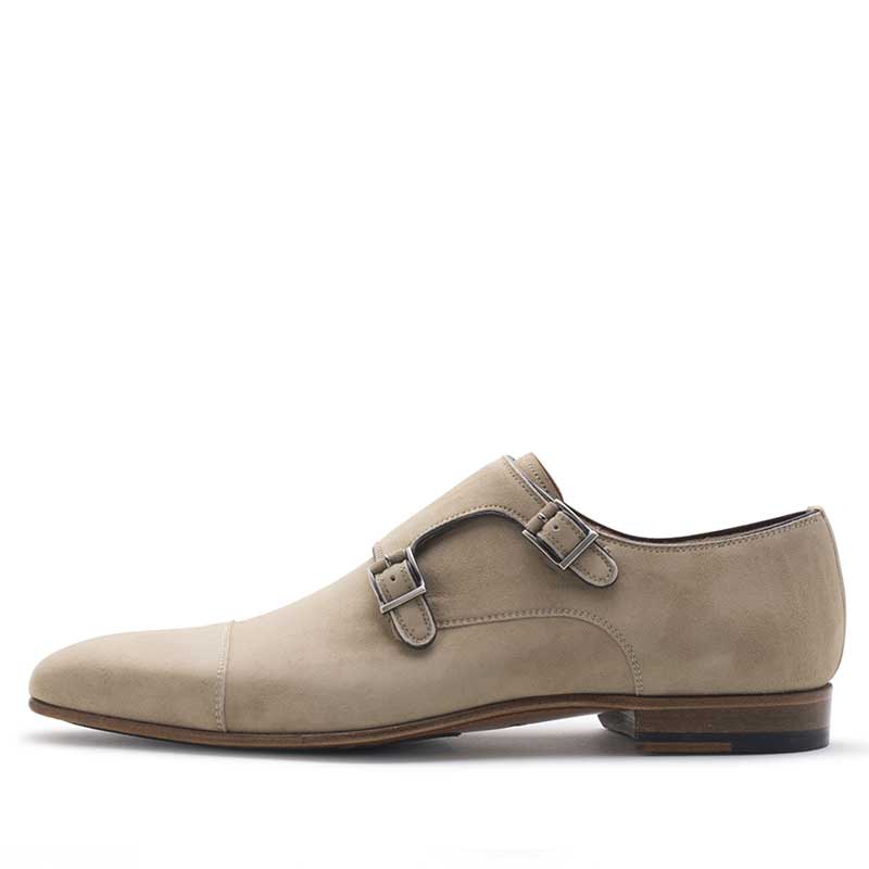 Magnanni Gespschoen Beige Suede