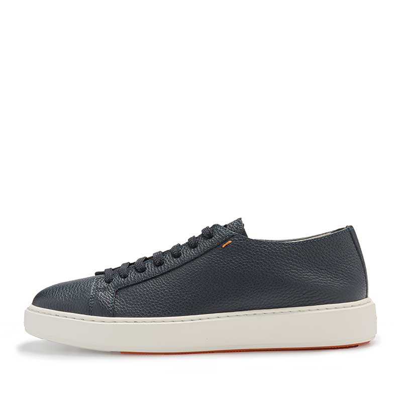 Santoni Sneaker Clean IC Blue Calf