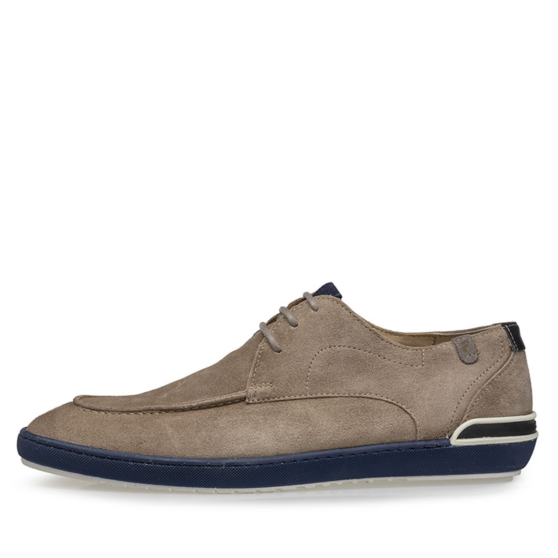 Floris van Bommel Veterschoen De Scooper Light Brown S 