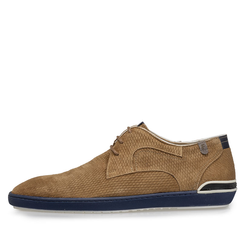 Floris van Bommel Veterschoen De Scooper Light Brown 