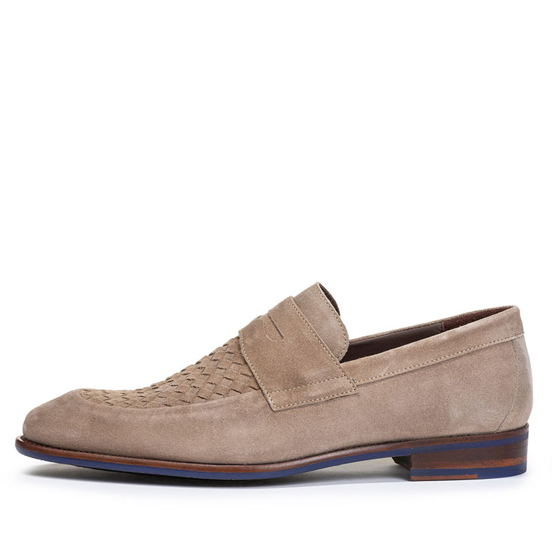 Floris van Bommel Loafer De Stapper 49.02 Light Brown Suede
