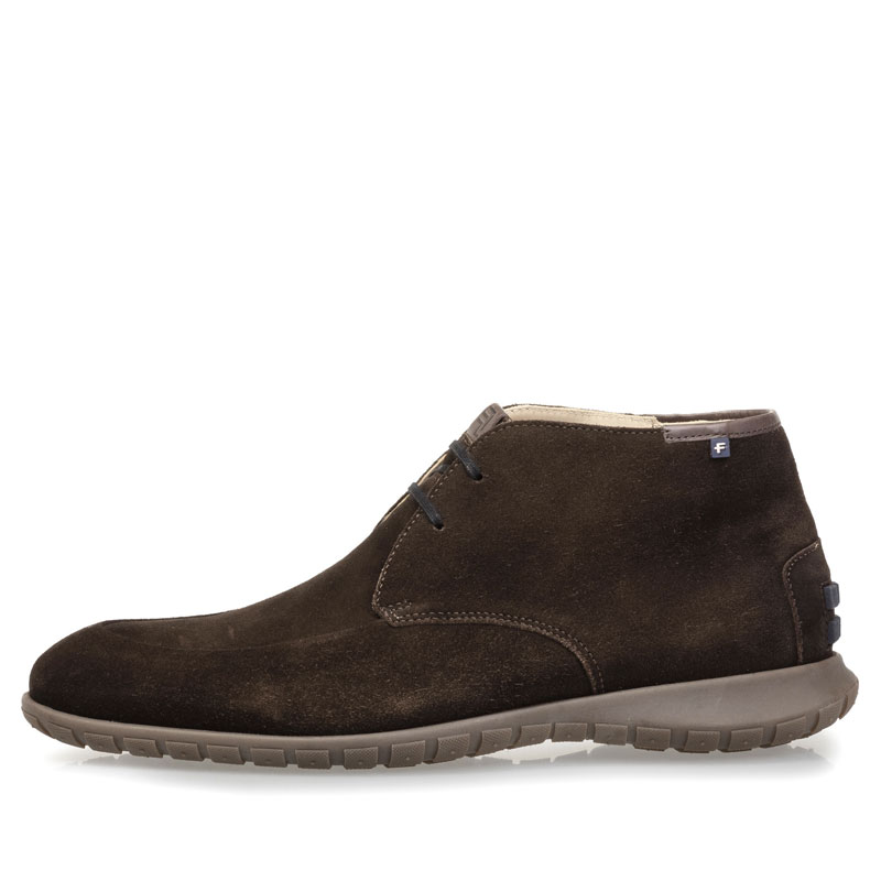 Floris van Bommel Veterboot De Wolker Dark Brown 