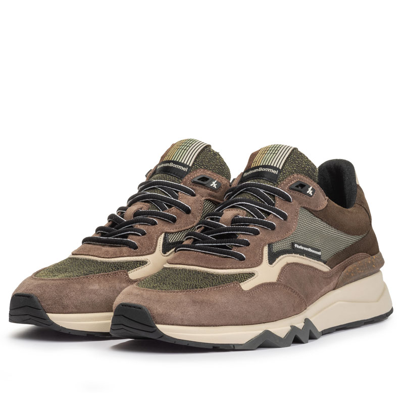 Floris van Bommel Sneaker de Zager Dark Green 05.08
