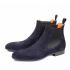 Santoni Chelseaboot Simon Dark Blue Suede 