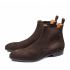 Santoni Chelseaboot Simon Dark Brown Suede 